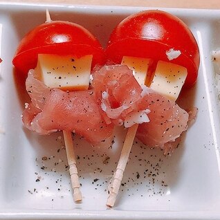 〜おしゃれレシピ〜ミニトマトのピンチョス